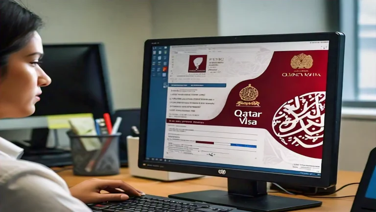 check qatar visa status